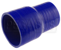 Click for a larger picture of Blue Silicone Hose, 3" ID x 2 1/2" ID Straight Reducer