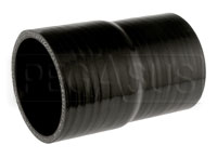 Click for a larger picture of Black Silicone Hose, 3.00 x 2 3/4 inch ID Straight Reducer