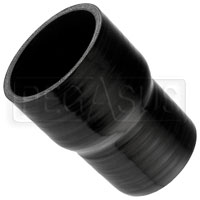 Click for a larger picture of Black Silicone Hose, 3 1/4 x 2 3/4 inch ID Straight Reducer