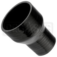 Click for a larger picture of Black Silicone Hose, 3 1/2 x 2 1/4 inch ID Straight Reducer
