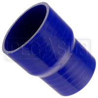 Click for a larger picture of Blue Silicone Hose, 3 1/2 x 3 inch ID Straight Reducer