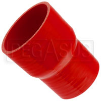 Click for a larger picture of Red Silicone Hose, 3 3/4 x 3 inch ID Straight Reducer