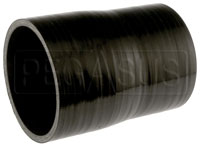 Click for a larger picture of Black Silicone Hose, 3 3/4 x 3 1/2 inch ID Straight Reducer