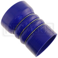 Click for a larger picture of Blue Silicone 350F CAC Reducer Hose, 4.00 x 3.50" ID, 6" L