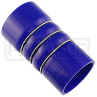 Click for a larger picture of Blue Silicone 350F CAC Reducer Hose, 3.00 x 2.75" ID, 6" L