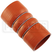Click for a larger picture of Orange Silicone 500F CAC Reducer Hose, 3.00 x 2.75" ID, 6" L