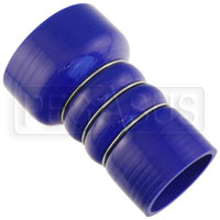 Click for a larger picture of Blue Silicone 350F CAC Reducer Hose, 3.50 x 2.50" ID, 6" L