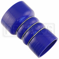 Click for a larger picture of Blue Silicone 350F CAC Reducer Hose, 3.50 x 2.75" ID, 6" L