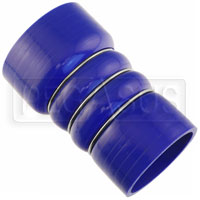 Click for a larger picture of Blue Silicone 350F CAC Reducer Hose, 3.50 x 3.00" ID, 6" L