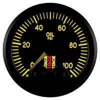 Large photo of Stack Pro-Control Oil Pressure Gauge, 0-100 psi, Pegasus Part No. ST3502