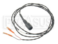 Click for a larger picture of Stack Sensor Lead Only, 2 Female Push-on to Sure Seal