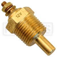 Click for a larger picture of Stewart-Warner Temperature Sender, 100-230 deg., 1/2 NPT