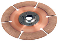 Click for a larger picture of Tilton OT-2 Cerametallic Clutch Disc, 7.25", 7/8x20, Ext Hub