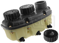 Click for a larger picture of Tilton 3-in-1 Plastic Reservoir with 4AN Fittings, Low-Pro