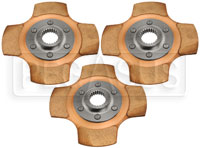 Click for a larger picture of Tilton 5.5" OT-3 Clutch 3-Disc Set, Paddle, 1 x 23 Spline