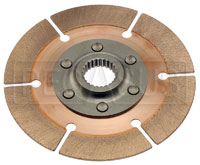 Click for a larger picture of Tilton 5.5" OT-3 Clutch Disc, Metallic, Standard Hub, 1 x 23