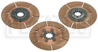 Click for a larger picture of Tilton 5.5" OT-3 Triple Clutch Disc Set, 29mm x 10 Spline