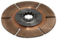 Click for a larger picture of Tilton 5.5" OT-3 Clutch Disc, Metallic, .550"  Hub, 3/4 x 17