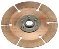 Click for a larger picture of Tilton OT-2 Clutch Disc, 7.25", 1 x 24 Spline, Early Nissan