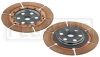 Large photo of Tilton OT-2 Dual Clutch Disc Set, Nested Hubs, 1x23 Spline, Pegasus Part No. TE 64185-2-HJ-30