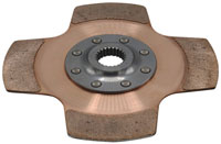 Click for a larger picture of Tilton OT-2 Clutch Disc, 7.25", Paddle, 1 x 24 Spline