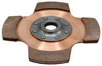 Click for a larger picture of Tilton OT-2 Cerametallic Clutch Disc, 7.25", 26mm x 24