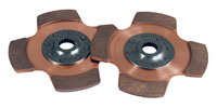 Click for a larger picture of Tilton Ceramic Dual Clutch Disc Set, 7.25", 1-5/32 x 26