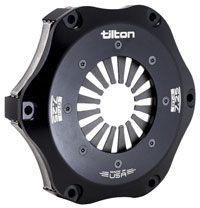 Click for a larger picture of Tilton 7.25" OT-II HD 3-Plate Clutch, HR, Triple Grey, Pot