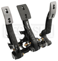 Large photo of Tilton 3-Pedal Assembly, 5.29 - 5.75 Ratio, Floor Mt, Alum, Pegasus Part No. TE 72-603