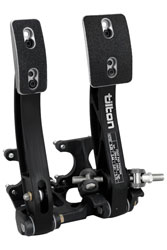 Click for a larger picture of Tilton Dual Pedal Assy, 5.29 - 5.75 Ratio, Floor Mount, Alum