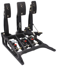 Click for a larger picture of Tilton 3-Pedal Assembly, 850 Series (77/78 MCs), Underfoot