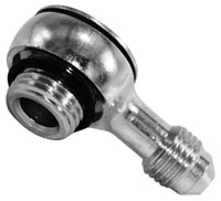 Click for a larger picture of Tilton Banjo to 4AN Male Inlet Fitting, 77/78 Series MC