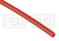Click for a larger picture of Red Silicone Vacuum Hose, 4mm (5/32") ID, sold per foot
