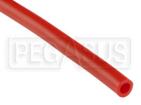 Click for a larger picture of Red Silicone Vacuum Hose, 9mm (3/8") ID, sold per foot
