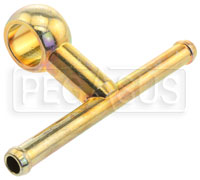 Click for a larger picture of Weber Banjo Fuel Inlet for DCOE, Tee with Dual 8mm Barbs
