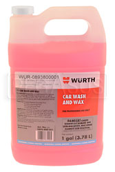 Click for a larger picture of Wurth Car Wash and Wax Concentrate, 1 Gallon