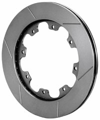 Click for a larger picture of Wilwood Spec-37 Brake Rotor, GT-36 Curved Vane, Right Hand