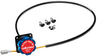 Click for a larger picture of Wilwood Adjuster Cable w/Billet Knob, 3/8-24 Brake Bias Bars