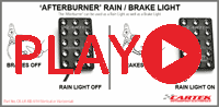 Click for a larger picture of Cartek FIA Afterburner Rain/Brake Light, Vertical