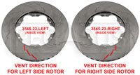 Click for a larger picture of Brake Rotor, DB2/DB5 w/LD65, Directionally Vented, Grooved