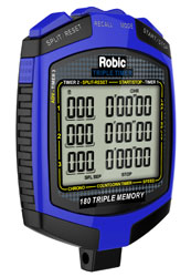 Click for a larger picture of Robic SC-899 Triple Timer Speed and Countdown Stopwatch