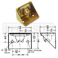 Click for a larger picture of Camloc 4002 Series Side Mount Receptacle, .06 Float, Rivet