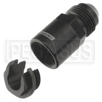 Click for a larger picture of EFI Adapter, 6AN Male x 3/8" Female QC, LT1 Feed