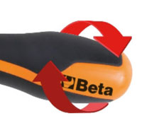 Click for a larger picture of Beta Tools 860/58 Rotating Handle 1/4" Hex Bit Driver