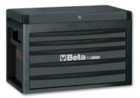 Click for a larger picture of Beta Tools RSC23-O Five-Drawer Portable Tool Chest, Orange