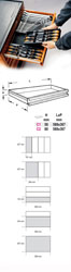 Click for a larger picture of Beta Tools TV10 Empty Molded Tray for T10 Wrench Set