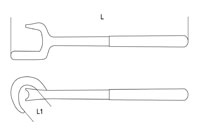 Click for a larger picture of Beta Tools 966BA/40 Sparkproof Safety Valve Wrench