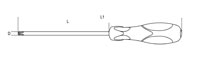 Click for a larger picture of Beta Tools 1292 BetaMax Phillips Screwdriver, PH2 x 150mm