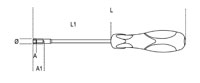 Click for a larger picture of Beta Tools 943BX Long Series Hex Nut Driver, 9mm