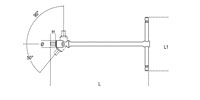 Click for a larger picture of Beta Tools 953 5-T-HANDLE WR. SWIVELLING HEXAGON